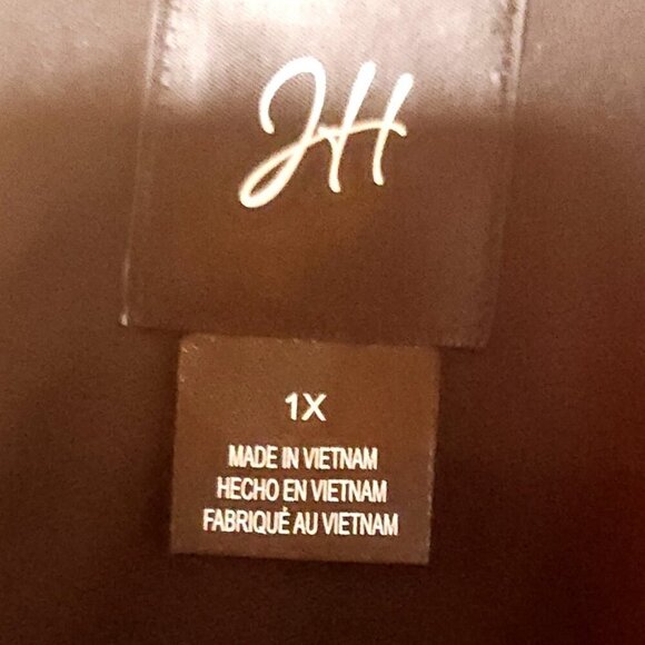 JH Womens New Plus Plaid Red Shift Dress - Picture 6 of 10